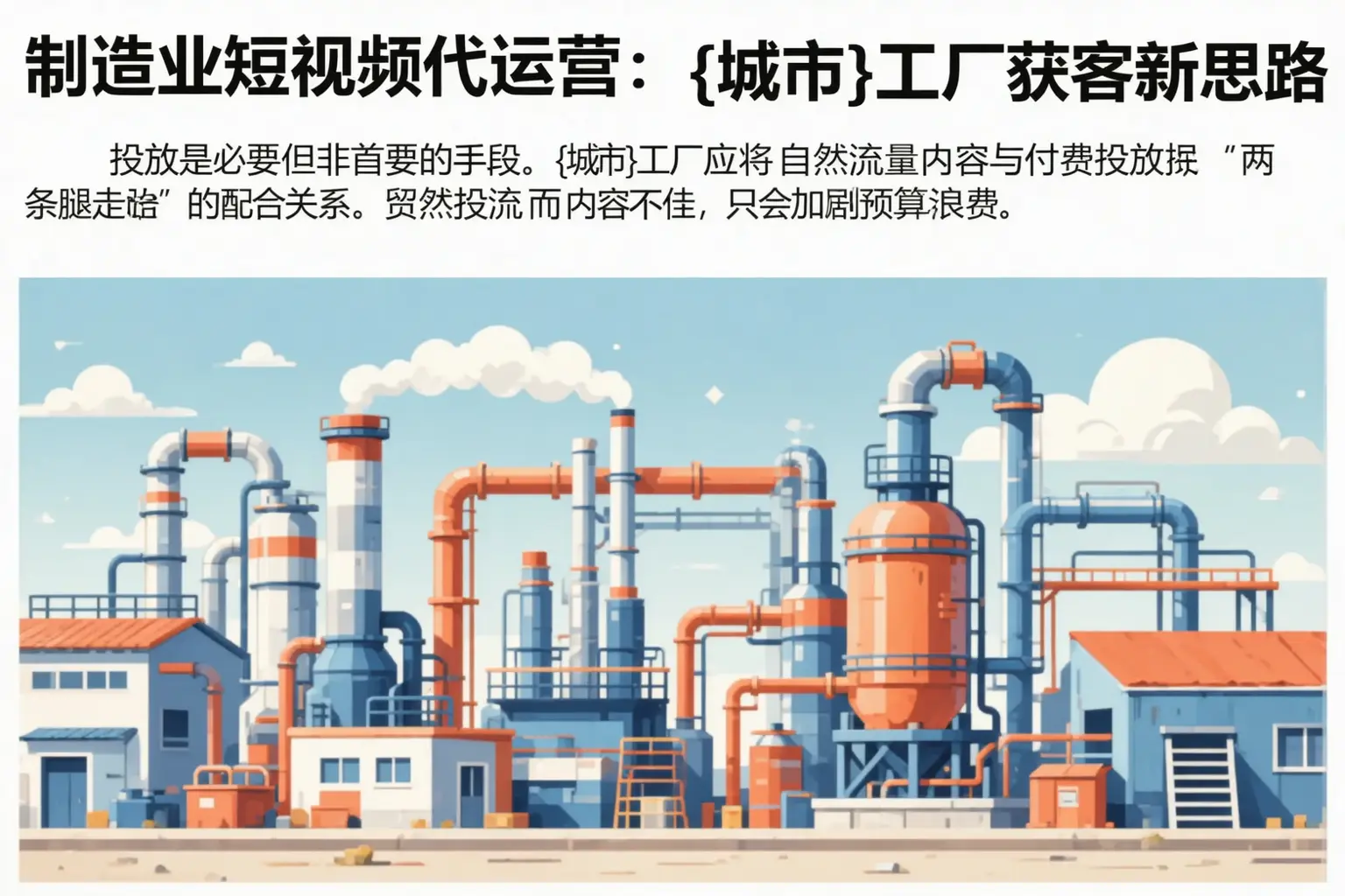 制造业短视频代运营：大英工厂获客新思路